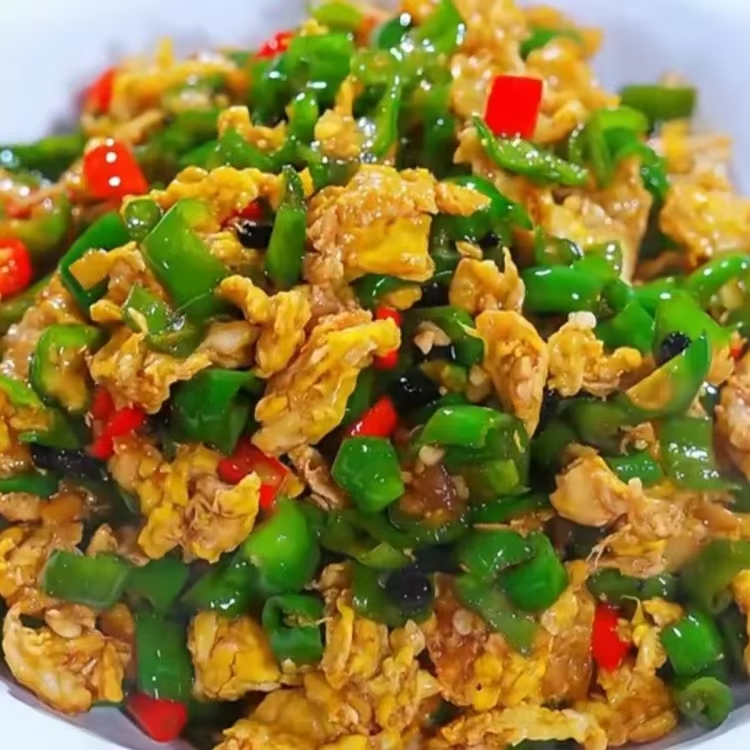 辣椒炒土鸡蛋